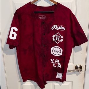 Young and Reckless Tie Dye Streetwear Jersey